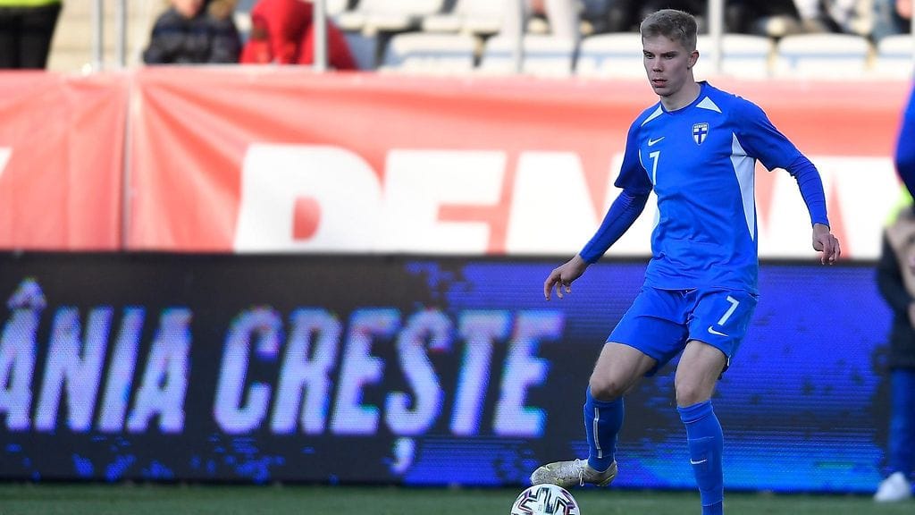 Oliver Antman onnistui maalinteossa ensimmäisessä Huuhkajat-ottelussaan.