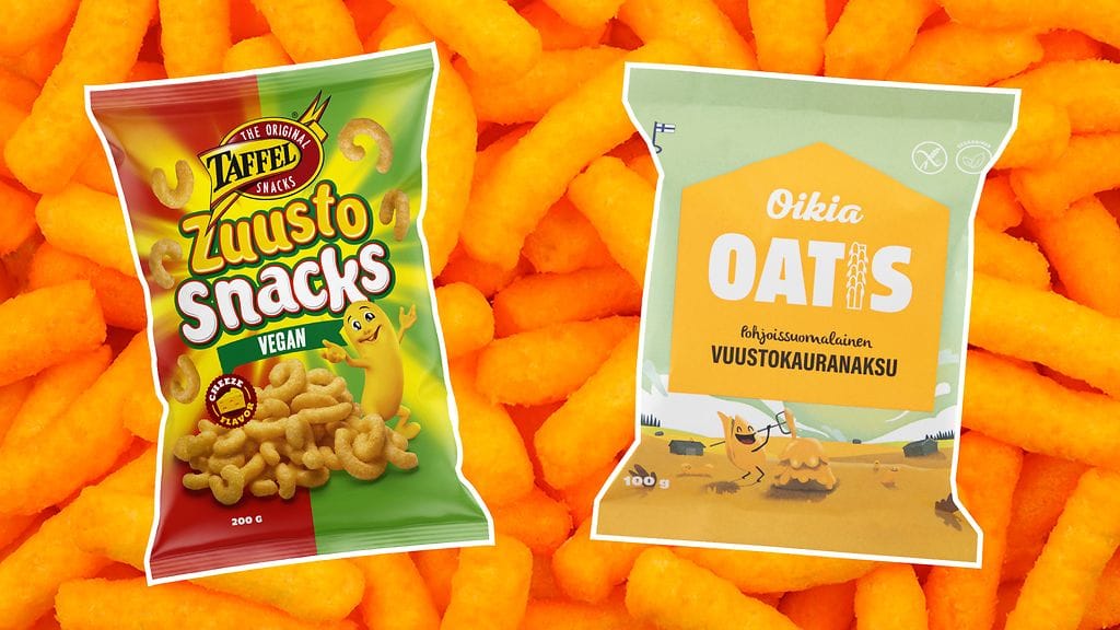 Vegaaniset juustonaksut