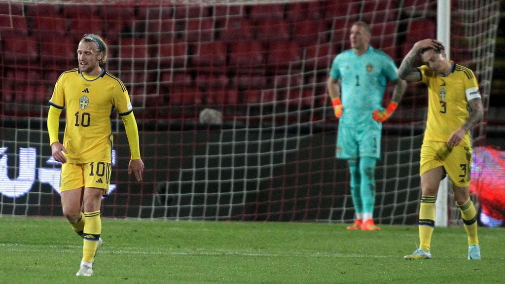 Ruotsi on erittäin lähellä putoamista C-liigaan.