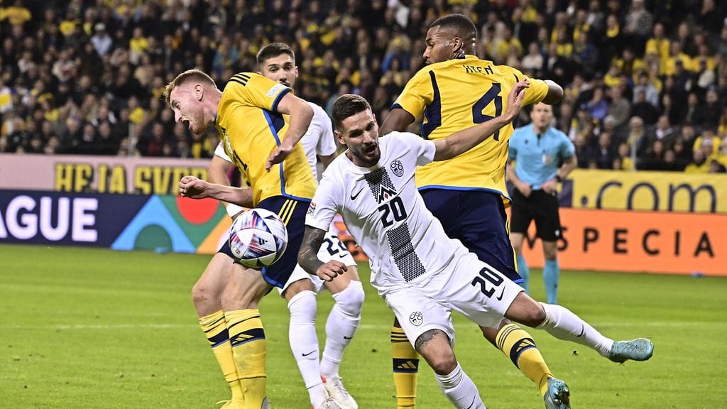 Ruotsi jäi tasapeliin Slovenian kanssa ja putosi C-liigaan.