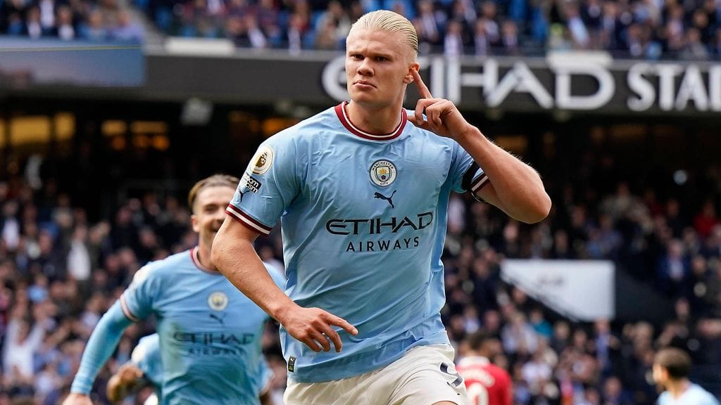 Erling Haaland takoi taas hattutempun Valioliigassa.