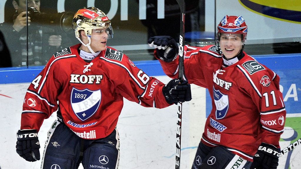 Mikael ja Markus Granlund. Pikkuveli ei nauti yhtä kovista tuloista (24 894€).