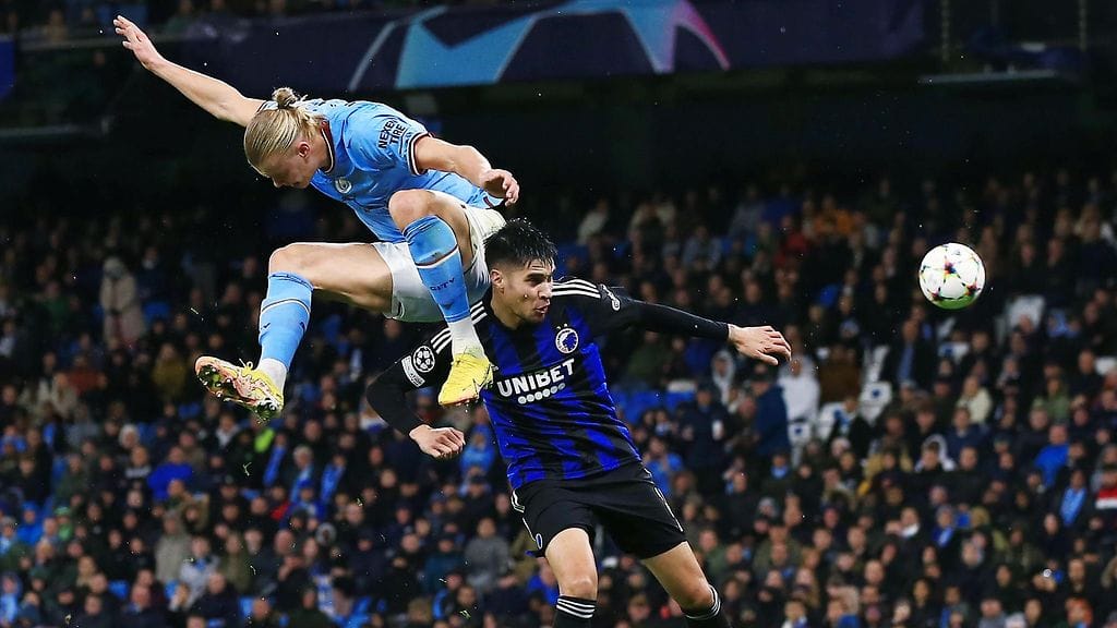 Erling Haaland on hirmuvireessä.