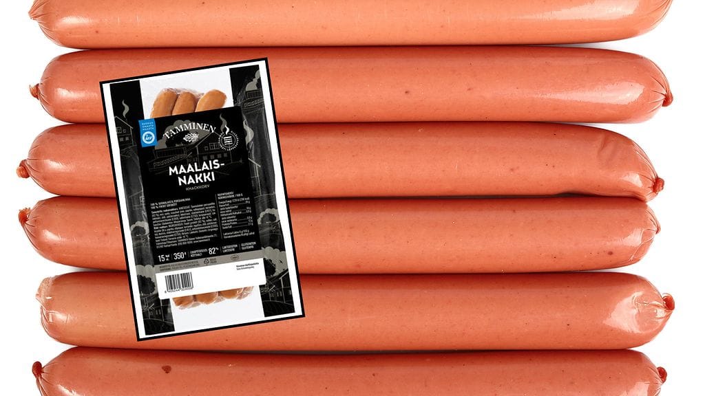 Tammisen nakkeja vedetään erä myynnistä.