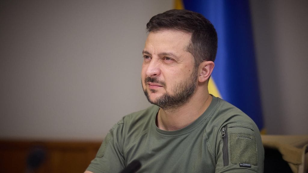 Ukrainan presidentti Volodymyr Zelenskyi.