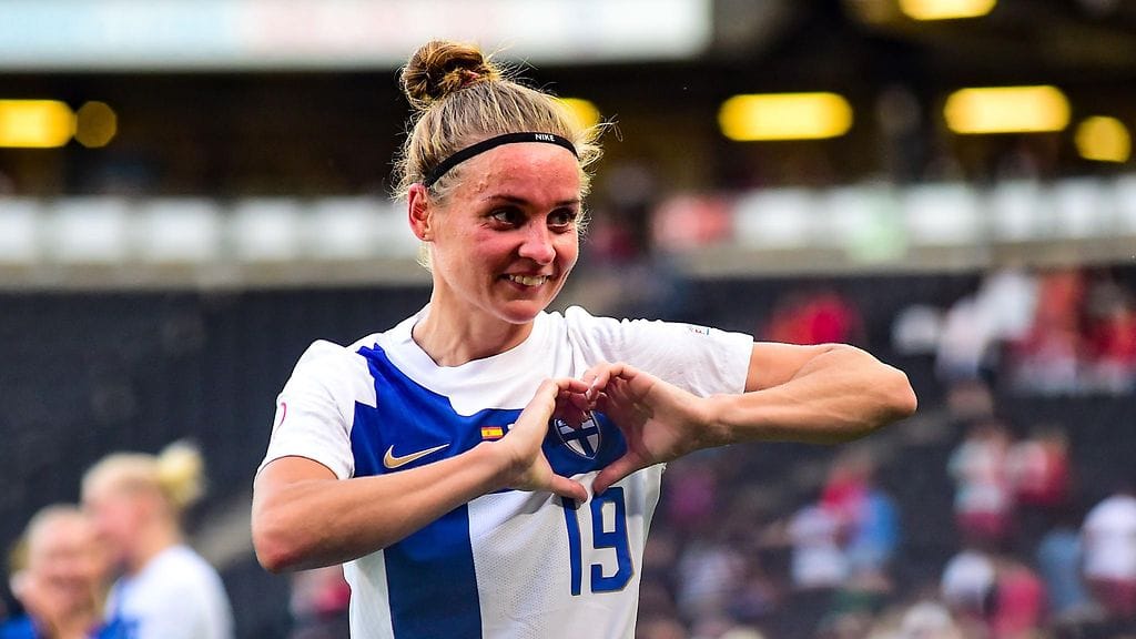 Essi Sainio pelasi Suomen maajoukkueessa 58 ottelua.