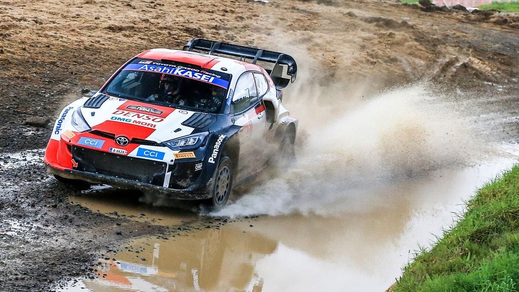 Toyotalla kulkee hyvin MM-rallissa.