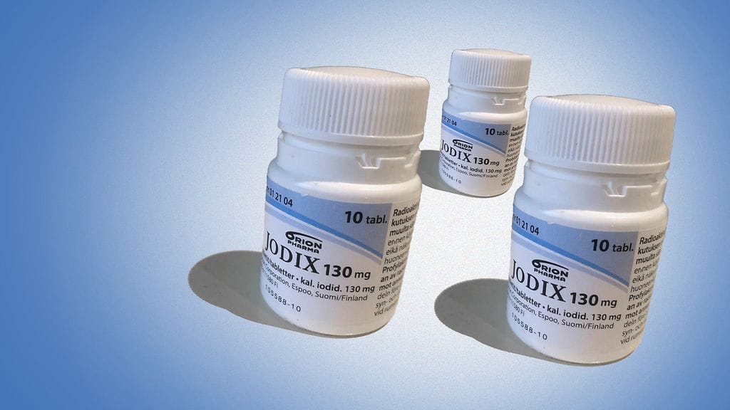 Lääkejodin tarkoituksena on säteilyvaaratilanteessa estää radioaktiivista jodia kertymästä kilpirauhaseen.