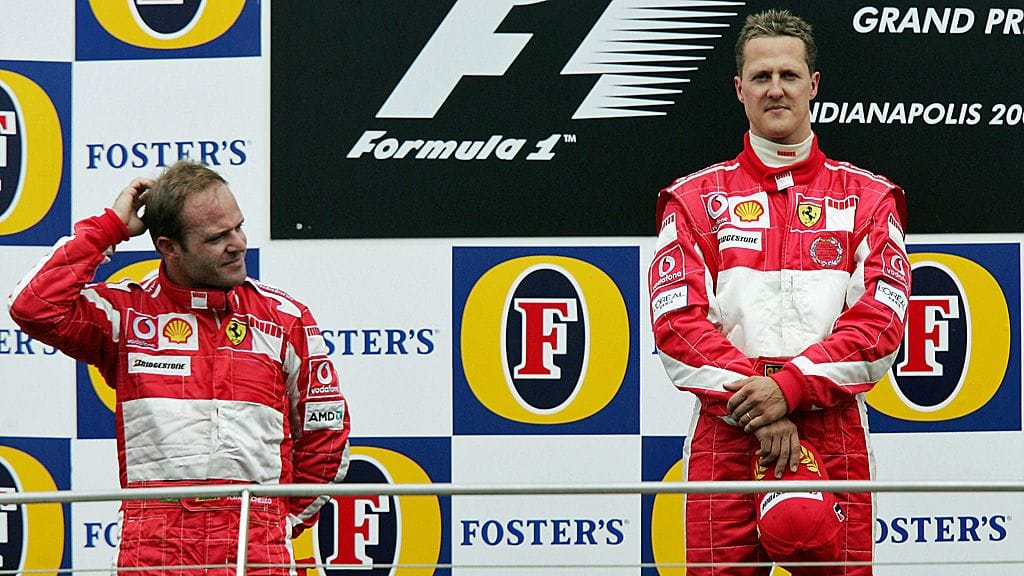 Rubens Barrichello ja Michael Schumacher olivat keskiössä useassa kipeässä Ferrarin sisäisessä tilanteessa.