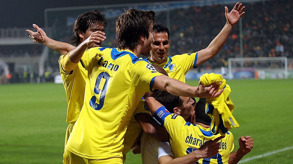APOEL juhlii 1-0-maalia.