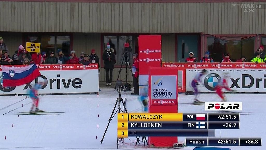 Anne Kyllönen räväytti sunnuntaina ja sijoittui yhdistelmähiihtokisassa toiseksi.