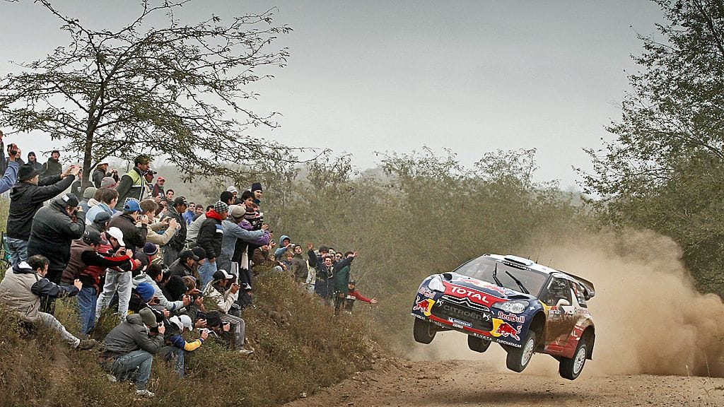 Mikko Hirvonen vauhdissa Argentiinassa.