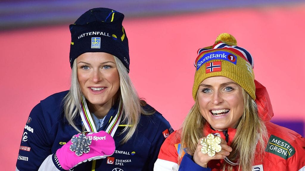 Therese Johaug innostui ruotsalaisten muuttohaluista Norjaan.