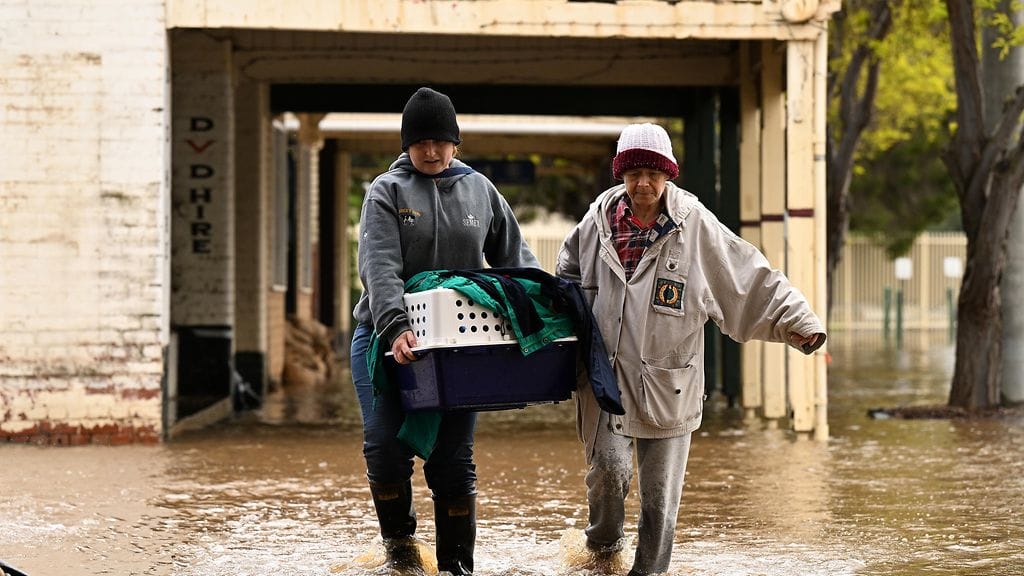 Tulvat ovat koetelleet erityisesti Victorian osavaltiota.