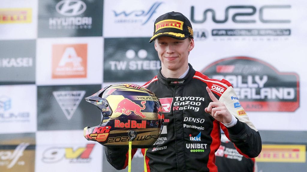 Kalle Rovanperä varmisti maailmanmestaruutensa Uuden-Seelannin MM-rallissa.