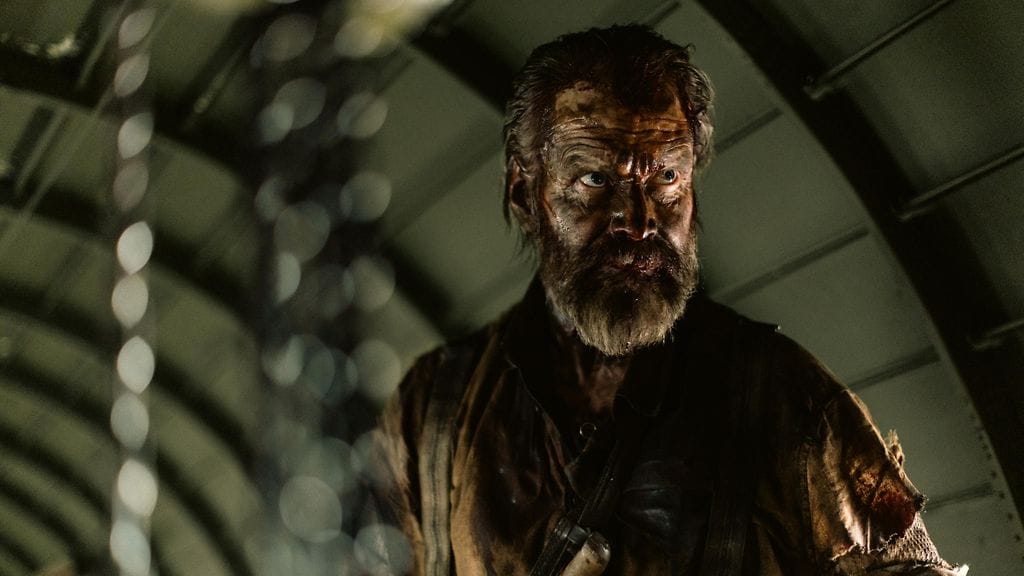 Näyttelijä Jorma Tommila Sisu-elokuvassa.