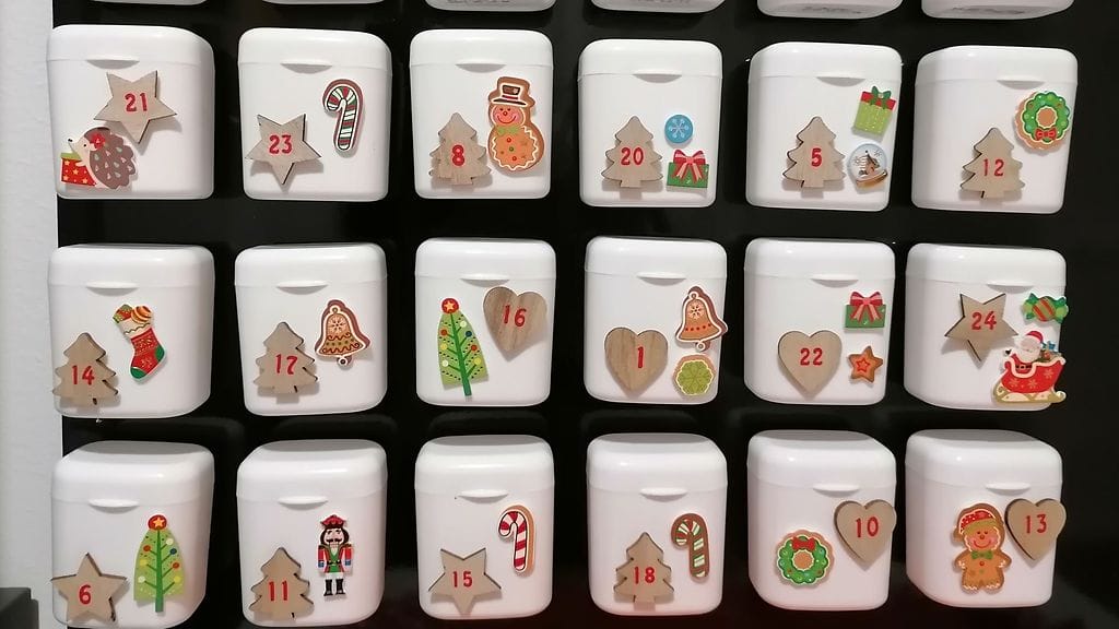 älä käyttä muissa diy joulukalenteri