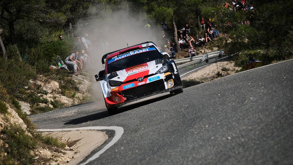 Sebastien Ogier Espanjan MM-rallissa.