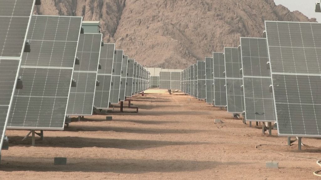 Ilmastokokous, Egypti, aurinkopaneelit
