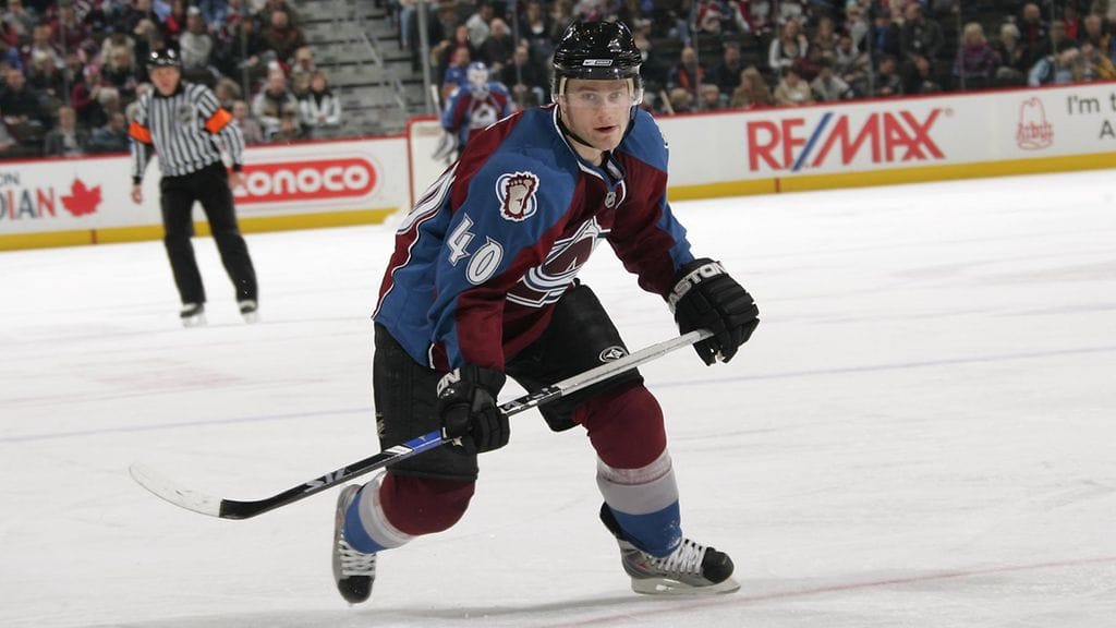 Marek Svatos pelasi urallaan kahdeksana kautena NHL:ää Colorado Avalanchessa.