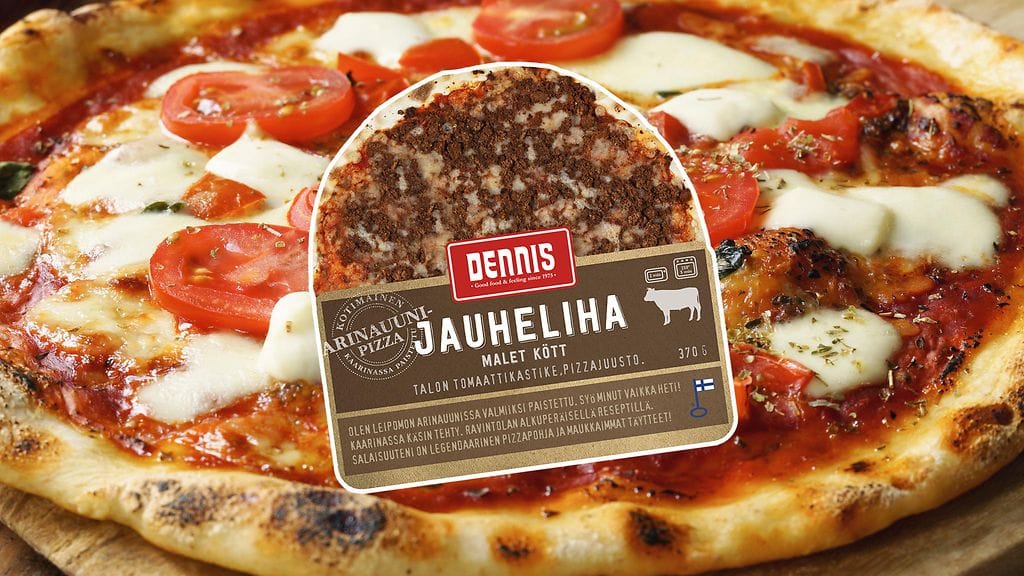 Pizzeriaketju Dennis on hakeutunut konkurssiin. Dennis-brändin alla on myyty myös elintarvikkeita, kuten tuorepizzaa. Kuvituskuva.
