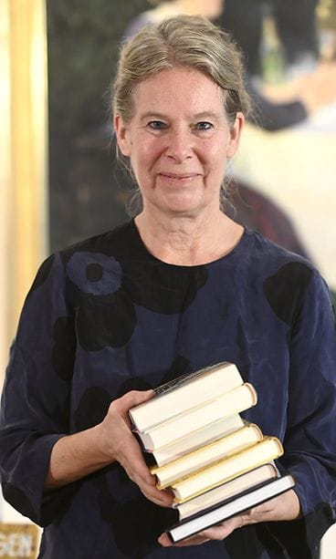 LK 8.11.2022 Tietokirjallisuuden Finlandia-palkinnon voittajan valitseva ylilääkäri Hanna Nohynek ehdokaskirjojen julkistustilaisuudessa Helsingissä 8. marraskuuta 2022.