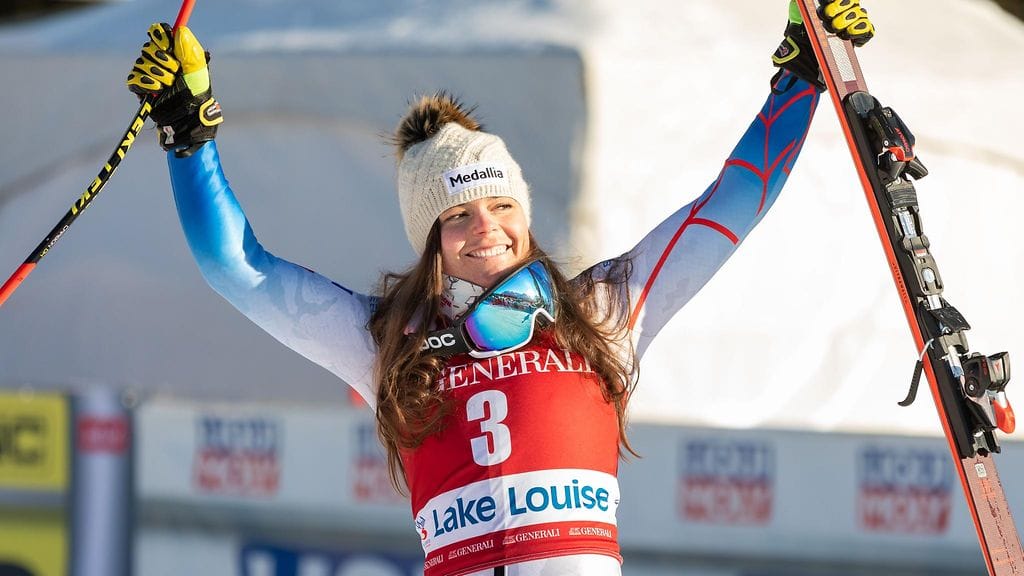 Breezy Johnson, 26, on kertonut avoimesti olevansa biseksuaali.