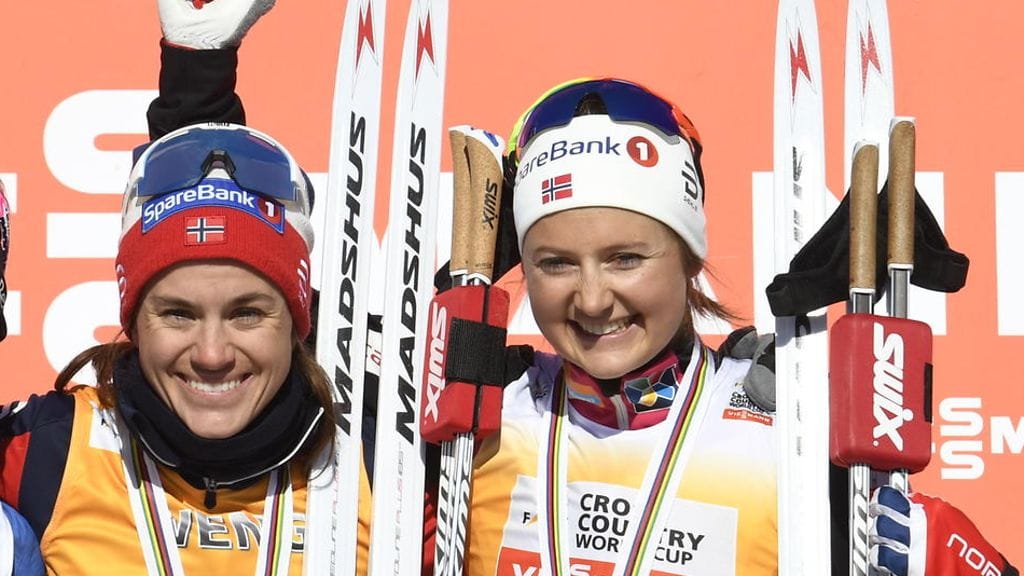 Heidi Weng ja paluun tekevä Ingvild Flugstad Östberg ovat ison urakan edessä.