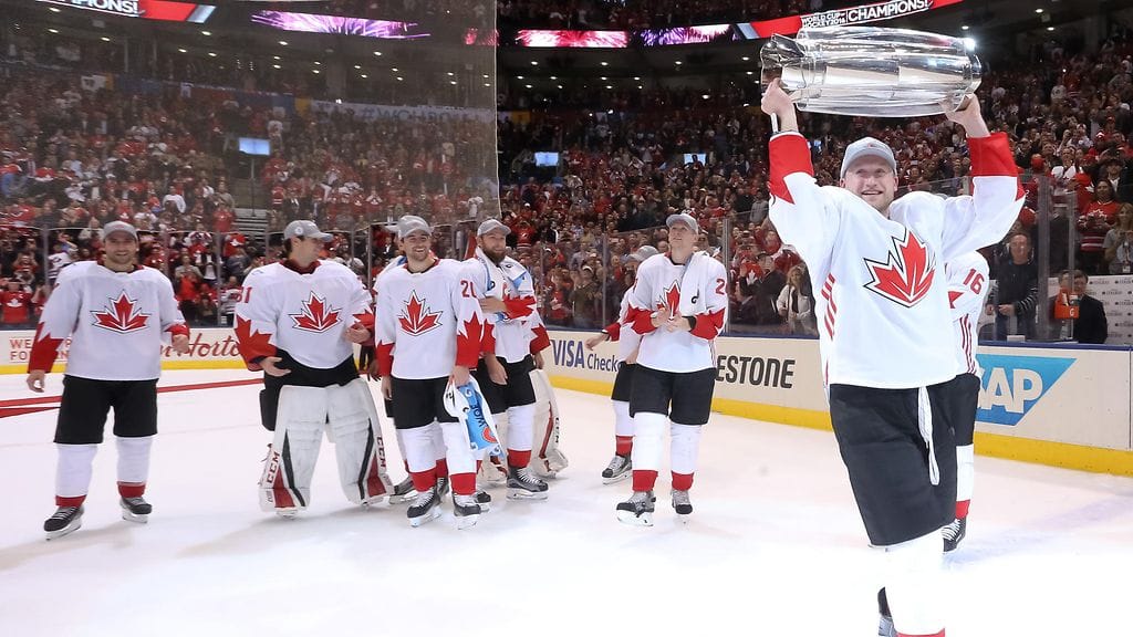 Kanada juhli vuonna 2016 World Cupin voittoa.