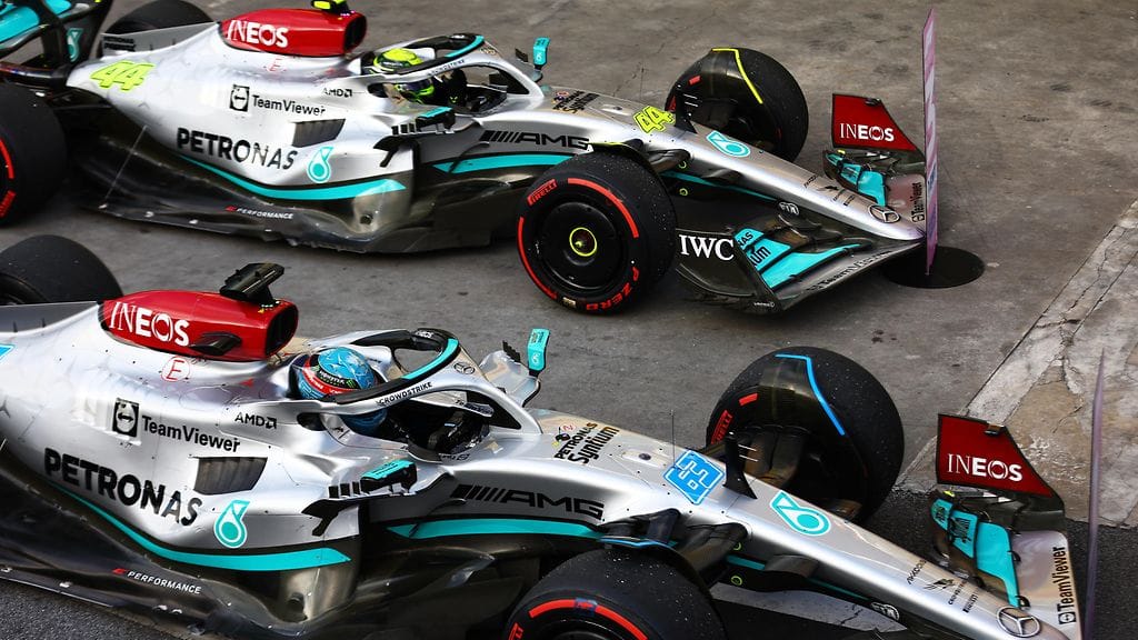 Lewis Hamilton ja George Russell jahtaavat Mercedekselle kauden ensimmäistä voittoa.