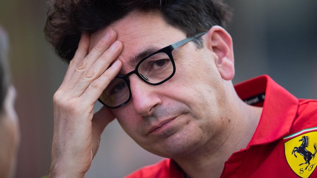 Mattia Binotto jätti Ferrarin tallipäällikön paikan vuonna 2022.