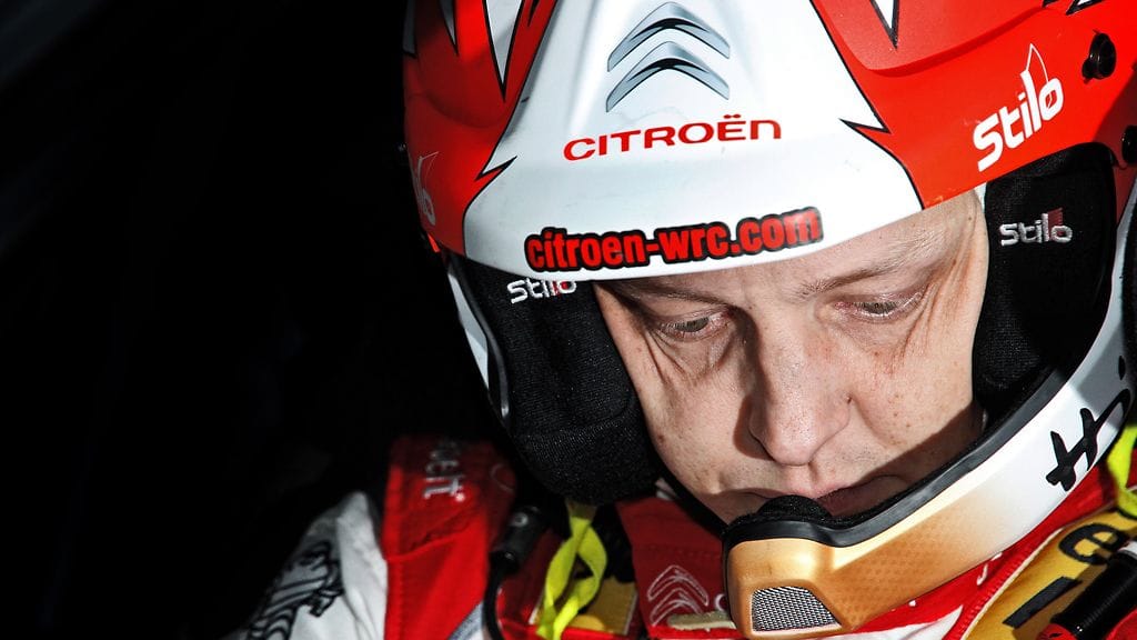 Mikko Hirvonen menetti hangessa aikaa 24 minuuttia.