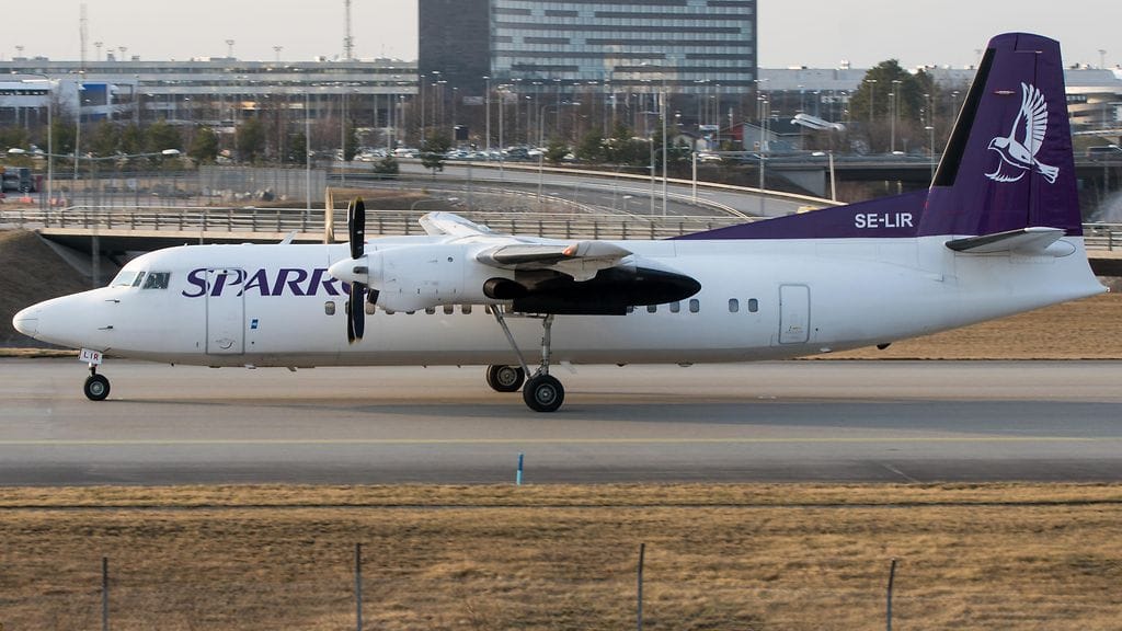 Amapola Flyg Ab:n matkustajalentokoneeseen tuli moottorihäiriö lentoonlähdössä.