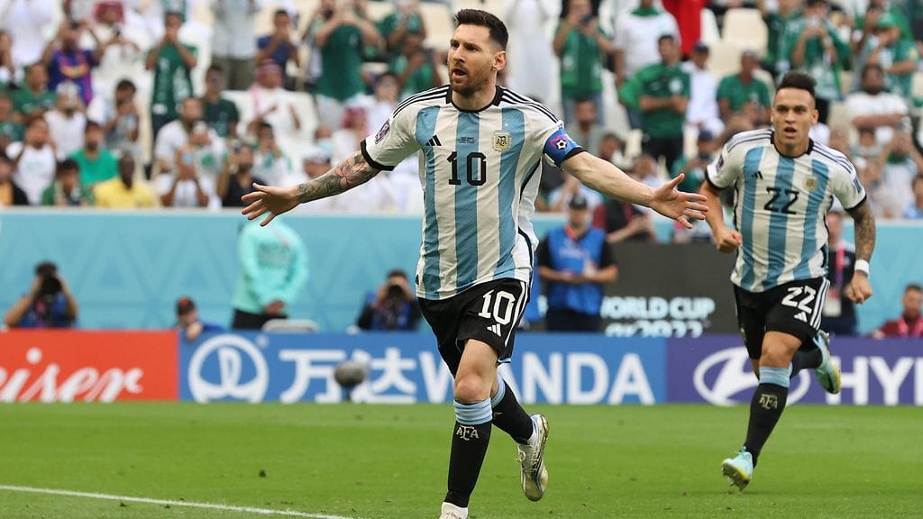 Lionel Messi avasi nopeasti maalitilinsä MM-kisoissa.