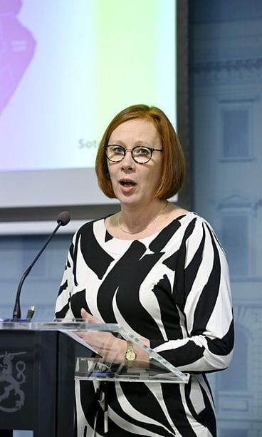 LK Hyvinvointialueet ministeri Sirpa Paatero