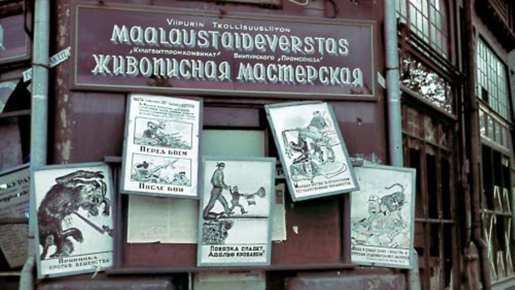 sotapropagandaa viipurissa