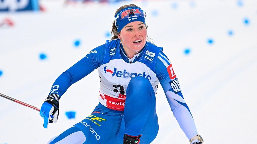 Krista Pärmäkoski oli viides Rukan kympillä.