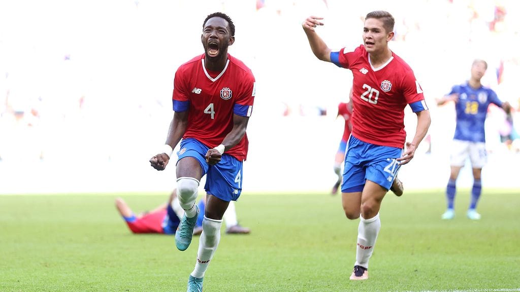 Keysher Fuller iski valtaisan maalin Costa Ricalle.