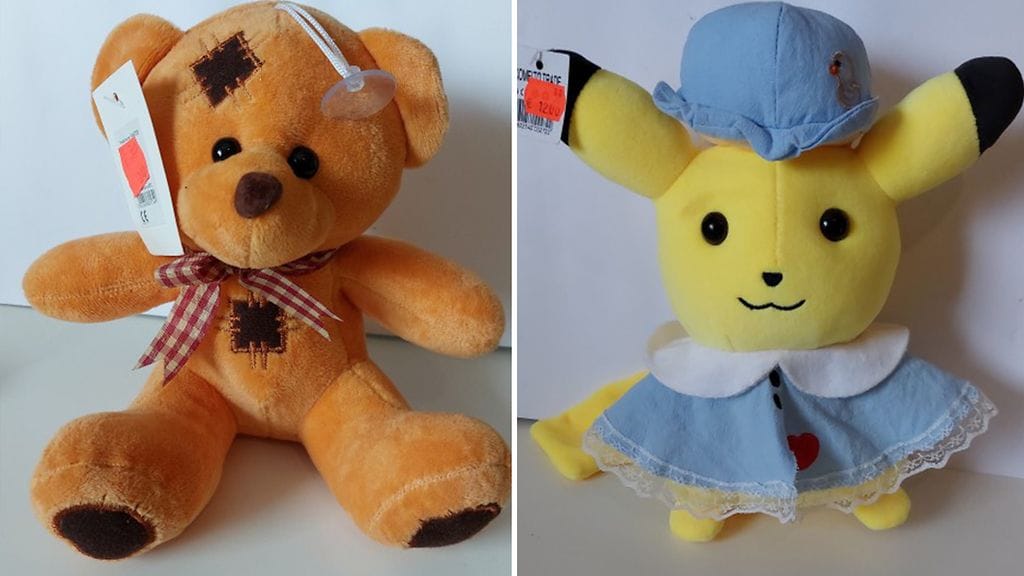 Nämä pehmolelut tulee poistaa käytöstä välittömästi.