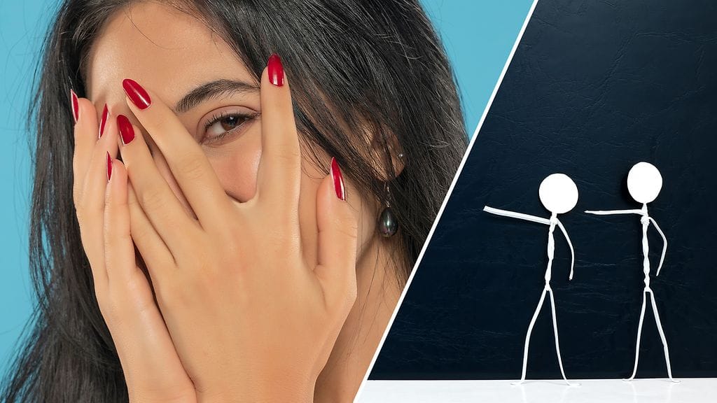 Netissä leviävä optinen illuusio voi alkuun näyttää nakuilevalta naiselta. Kuvituskuva.