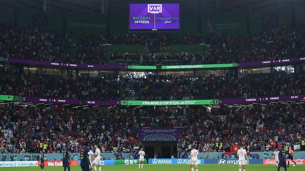 Antoine Griezmannin maali hylättiin loppuvihellyksen jälkeen.