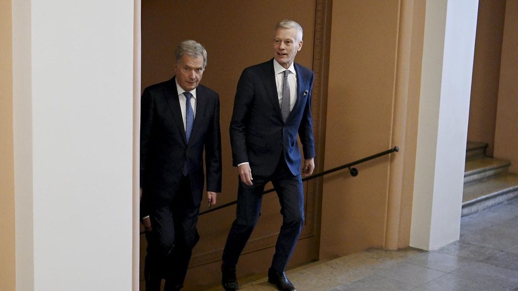 Niinistö väitöstilaisuus lehtikuva