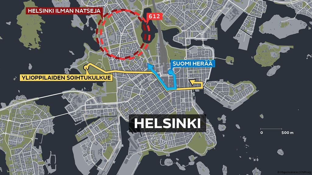 Itsenäisyyspäivän mielenosoitukset 6.12.2022