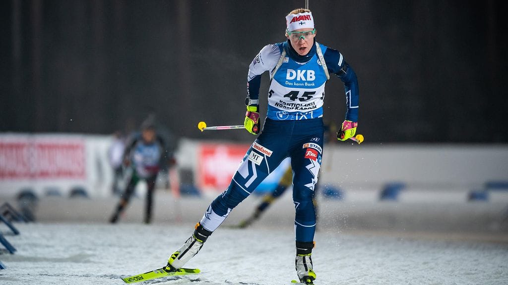 Suvi Minkkinen teki upean nousun takaa-ajossa.