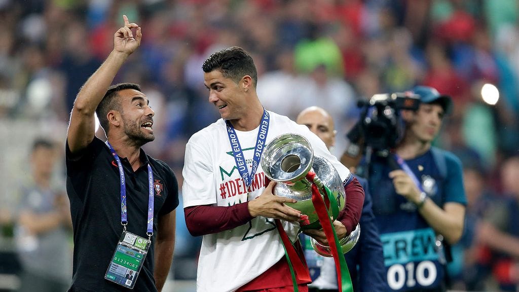 Ricardo oli Ronaldon mukana, kun Portugali voitti Euroopan mestaruuden vuonna 2016.