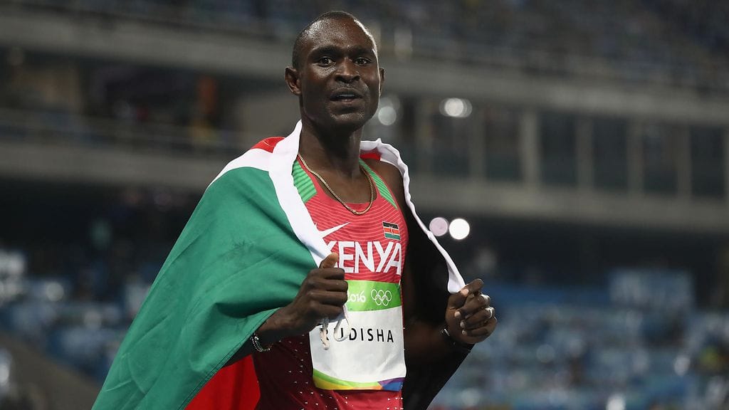 David Rudisha joutui lento-onnettomuuteen Keniassa.