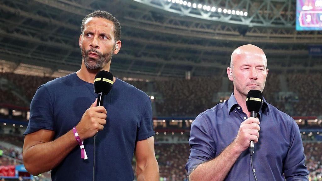 Englantilaislegendat Rio Ferdinand ja Alan Shearer olivat eri linjoilla Marokon tilanteesta.