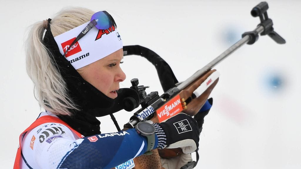 Mari Eder sijoittui Annecyn pikakilpailussa neljänneksi.