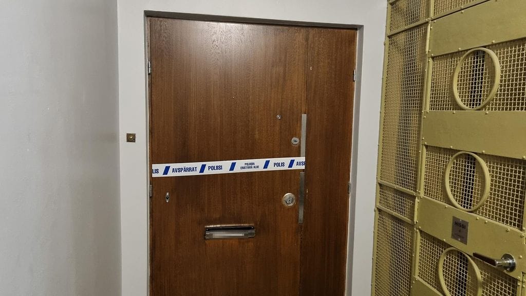 Ullanlinnan henkirikoksen tapahtumapaikka 18.12.2022.