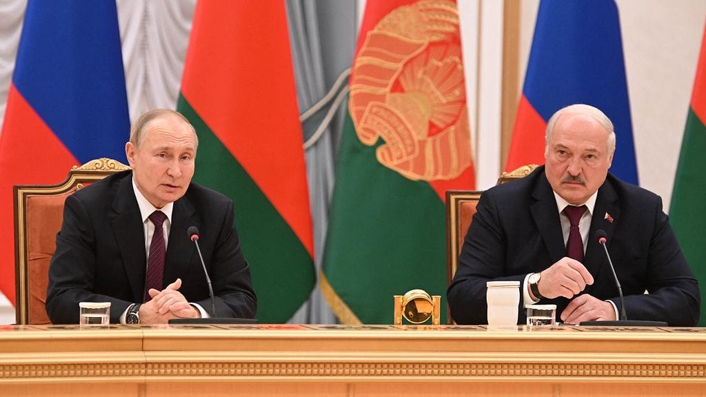 Lukashenka oli viime viikolla jälleen Moskovassa Venäjän presidentin Vladimir Putinin puheilla.